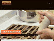 Tablet Screenshot of ambiancechocolat.ca